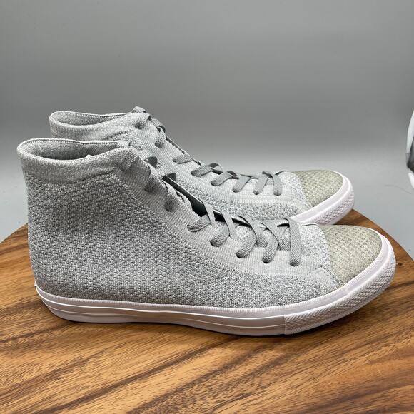 Converse Other - Converse All Star Chuck Taylor II Lunarlon Shoes Men Size 12 Gray Hi Top Flyknit